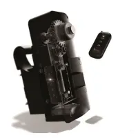 Vue détaillée du moteur de l'enrouleur motorisé KOKIDO pour bâche à bulles