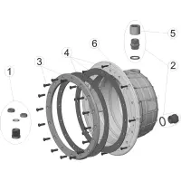 Pièces détachées pour Niche de projecteur ASTRAL NF STANDARD piscine panneaux