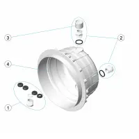 Pièces détachées pour Niche de projecteur STANDARD BETON