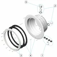 Pièces détachées pour Niche de projecteur STANDARD panneaux