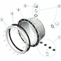Pièces détachées pour Niche de projecteur STANDARD préfabriqué