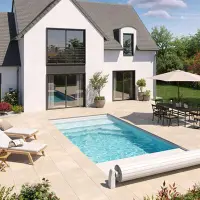 Coque piscine NOTA 730 - 7,30m x 3,40m - fond plat