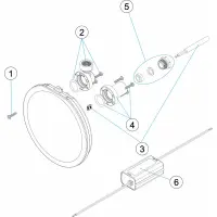 Pièces détachées pour Optique FLEXI v1-24vdc