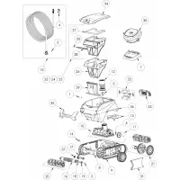 Pièces détachées pour Robot Zodiac OZ 4400 IQ