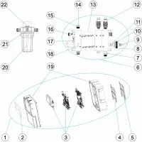 Pièces détachées pour Panneau de commande pH/chlore libre/ORP