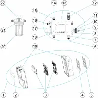 Pièces détachées pour Panneau de commande pH/chlore libre