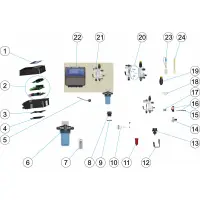 Pièces détachées pour Panneau de régulation CONTROLLEUR 3 plus pH-Chlore