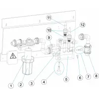 Pièces détachées pour Panneau de régulation pH/ORP pour piscine commerciale