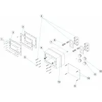 Pièces détachées pour Pièce à sceller de Nage à contre courant ASTRAL double inox