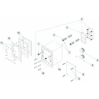 Pièces détachées pour pièce à sceller de Nage à contre courant ASTRAL inox