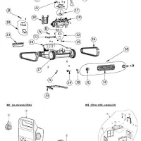 Pièces détachées pour robot Dolphin E25