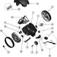 Pièces détachées robot Zodiac Vortex 1