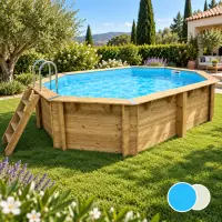 Piscine bois Azura 490 x 355