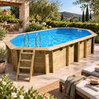 Piscine bois Azura 400 x 610
