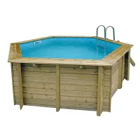 Piscine bois hors sol Azura 410 ronde