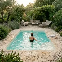Coque piscine MERINA 6m x 3,50m x 1,50m fond plat