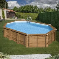 Piscine SUNBAY AVOCADO octogonale 6.56 x 4.56 - H1,31 m