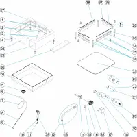 Pièces détachées pour Piscine hors-sol PLAYA 1 version minipiscine