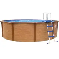 Piscine hors sol ronde en acier AQUALUX Mambo