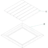 Pièces détachées pour Plateau de douche PLUVIUM