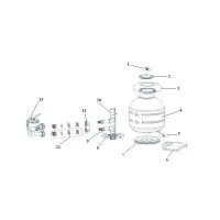 Pièces détachées pour Platine de filtration - Filtre Side Soufflé