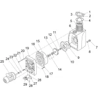 Pièces détachées pour Pompe BADU 40/10, 40/13G, 40/16, 40/18G, 40/22, 40/25G, 40/32