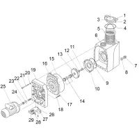 Pièces détachées pour Pompe BADU 40/15, 40/19, 40/21, 40/23, 40/26
