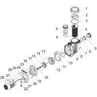 Pièces détachées pour Pompe BADU GAMMA