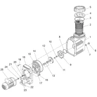 Pièces détachées pour Pompe BADU PRIME 7 à 20