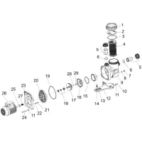 Pièces détachées pour Pompe BADU SUPERPRO 22 à 40