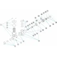Pièces détachées pour Pompe centrifuge ARAL C-1500