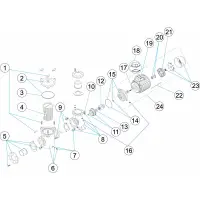 Pièces détachées pour Pompe centrifuge ARAL C-3000