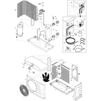 Pièces détachées pour Pompe à chaleur ALPHA, PI20, POWER