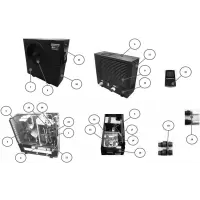 Pièces détachées pour Pompe à chaleur BPRW-PRO CALOR 2 (BPM-BPT 400RW à 800RW)