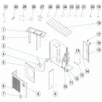Pièces détachées pour Pompe à chaleur ECO ELYO 05, 07, 09, 13