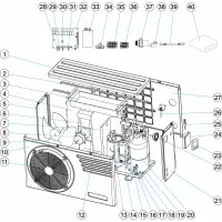 Pièces détachées pour Pompe à chaleur EVOLINE 10 R32
