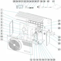 Pièces détachées pour Pompe à chaleur EVOLINE 20 R32