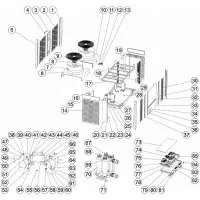 Pièces détachées pour Pompe à chaleur EXCELLIUM INVERTER 130kW