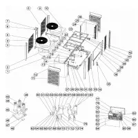 Pièces détachées pour Pompe à chaleur EXCELLIUM INVERTER 60kW, 95kW
