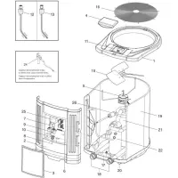 Pièces détachées pour Pompe à chaleur JANDY Air Energy AE-Ti (de 2004 à 2006)