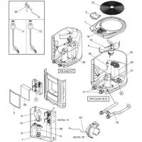 Pièces détachées pour Pompe à chaleur JANDY Air Energy AE-Ti (de 2006 à 2009)