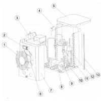 Pièces détachées pour Pompe à chaleur MINI 2,5-1,9kW