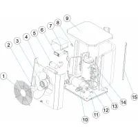Pièces détachées pour Pompe à chaleur MINI 4,2kW et 5,5kW