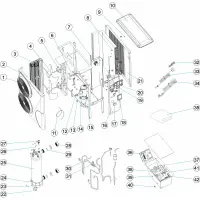 Pièces détachées pour Pompe à chaleur PRO ELYO inverboost NN R32 (2 hélices)
