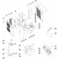 Pièces détachées pour Pompe à chaleur PRO ELYO inverter (2 hélices)