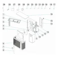 Pièces détachées pour Pompe à chaleur PX25, Z250iQ MD6, MD8
