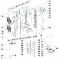 Pièces détachées pour Pompe à chaleur PX50 (2 hélices)