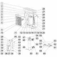 Pièces détachées pour Pompe à chaleur AQUASPHERE VSN 21