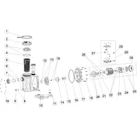 Pièces détachées pour Pompe COLUMBIA (moteur ATB)