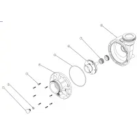 Pièces détachées pour Pompe de spa SPAFLO II